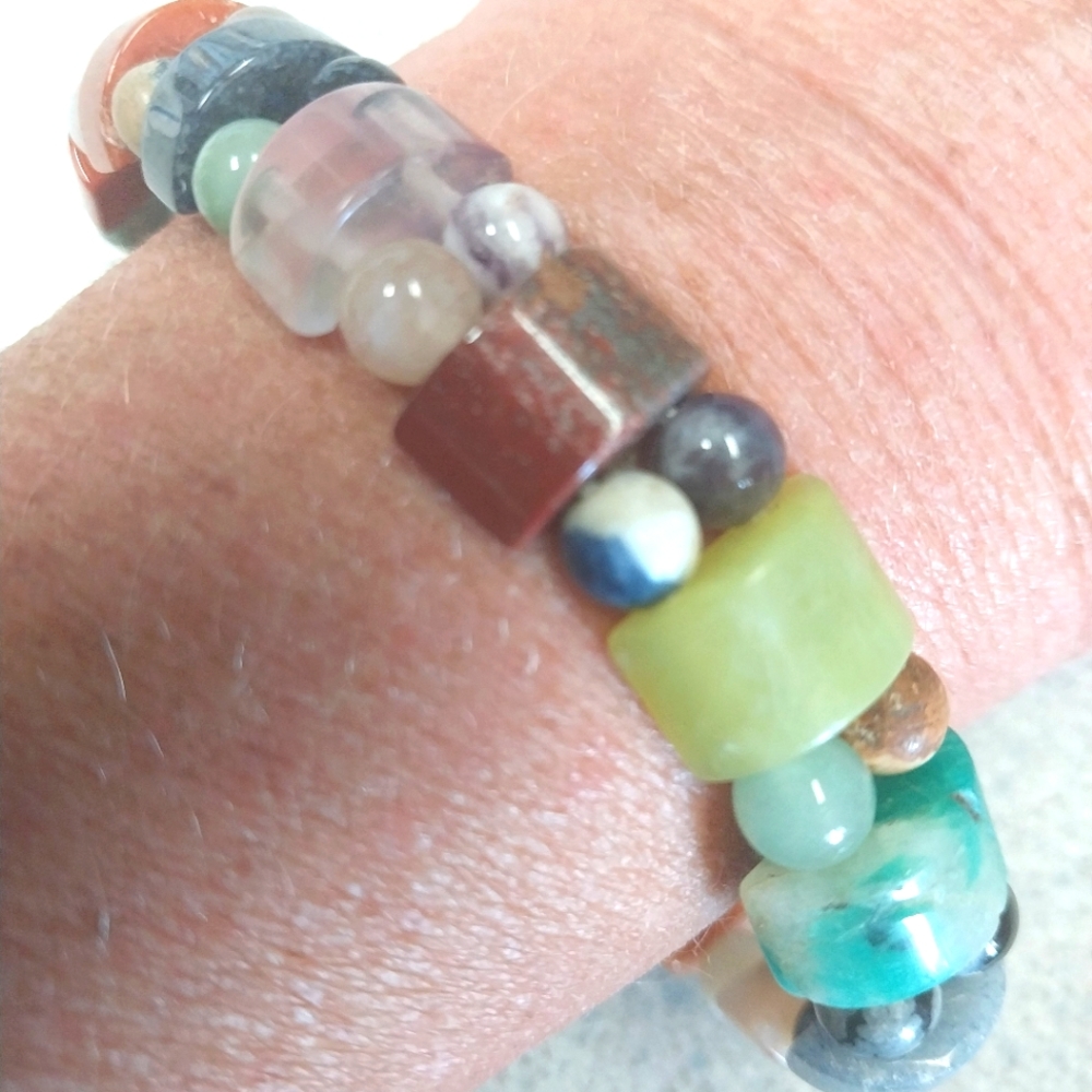 Multi Stone Chakra Bracelet